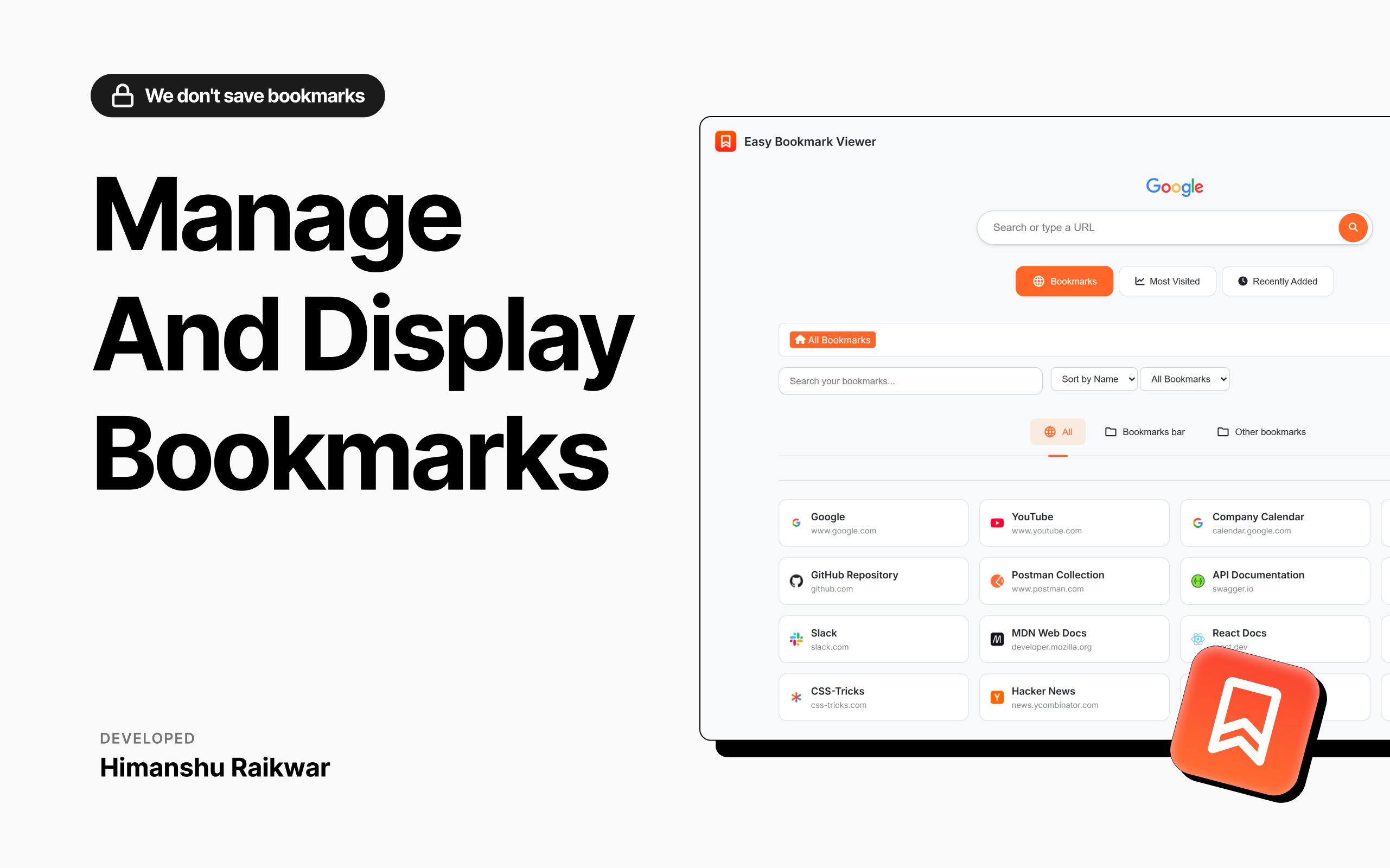 Easy Bookmark Viewer