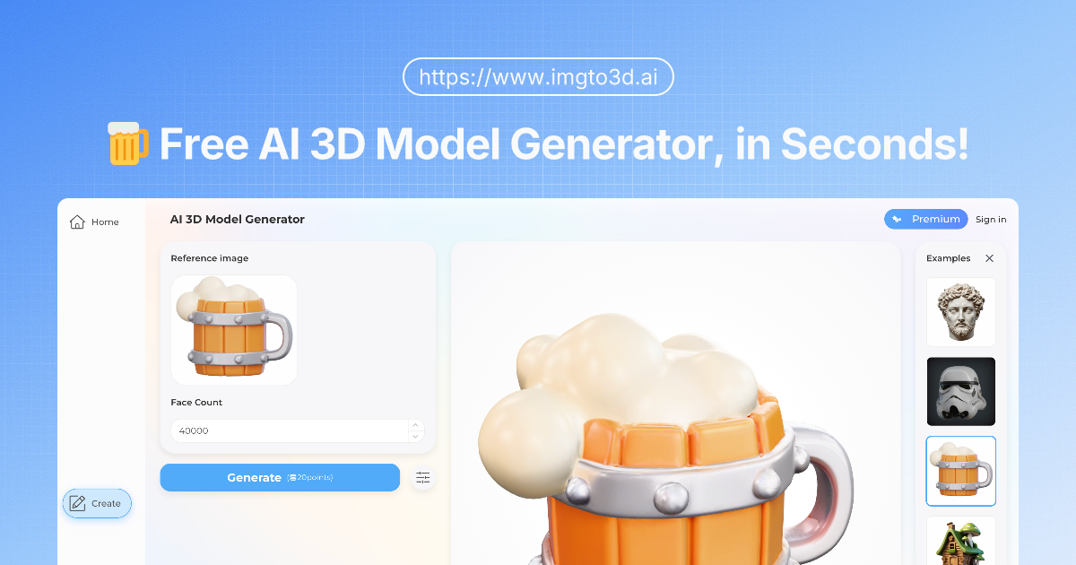Free AI 3D Model Generator