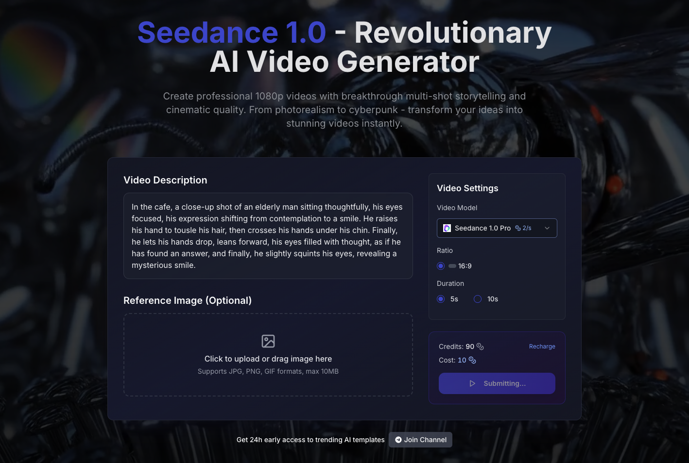 Seedance Video Generator