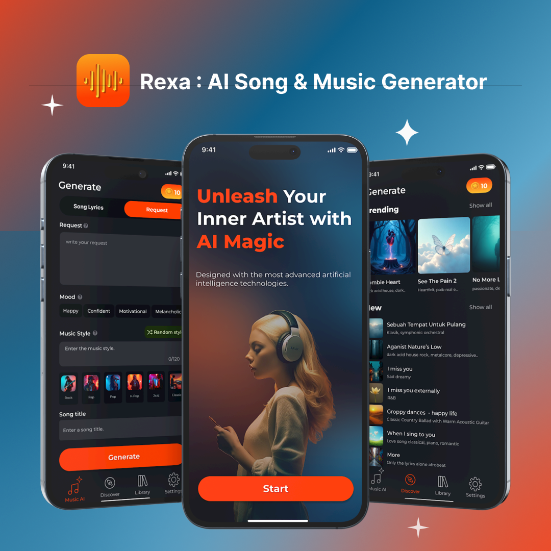AI Song & Music Generator - Rexa