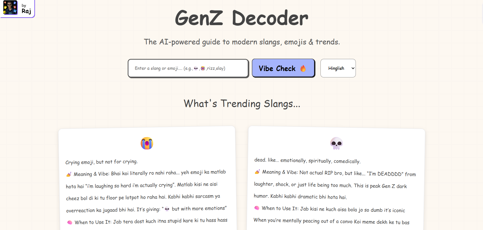 GenZ Decoder