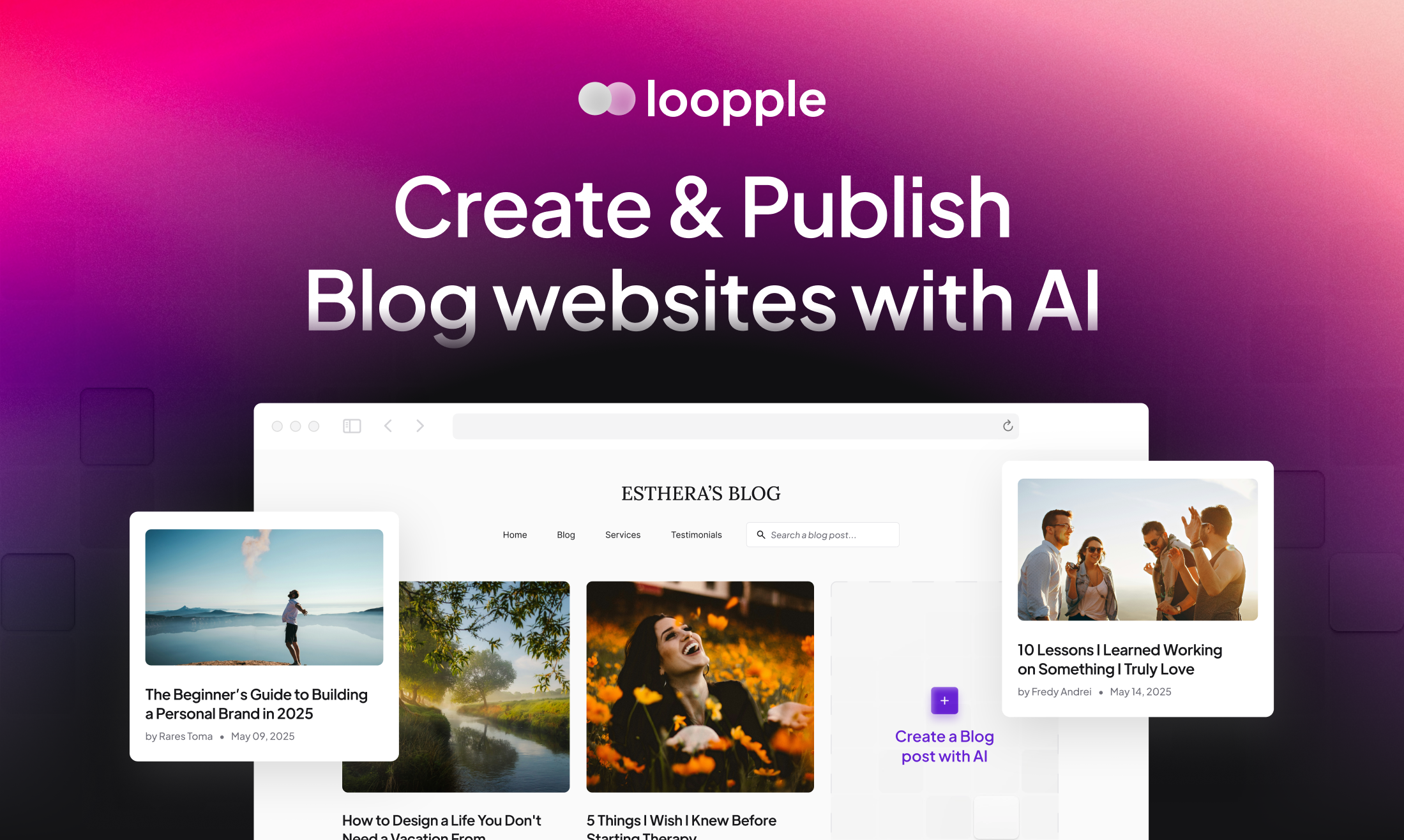 Loopple AI Blog Builder