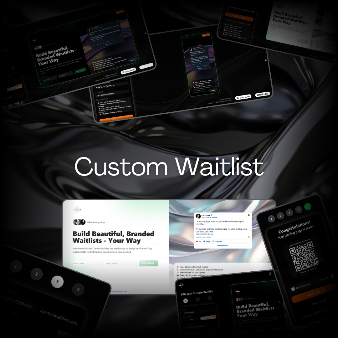 Custom Waitlist