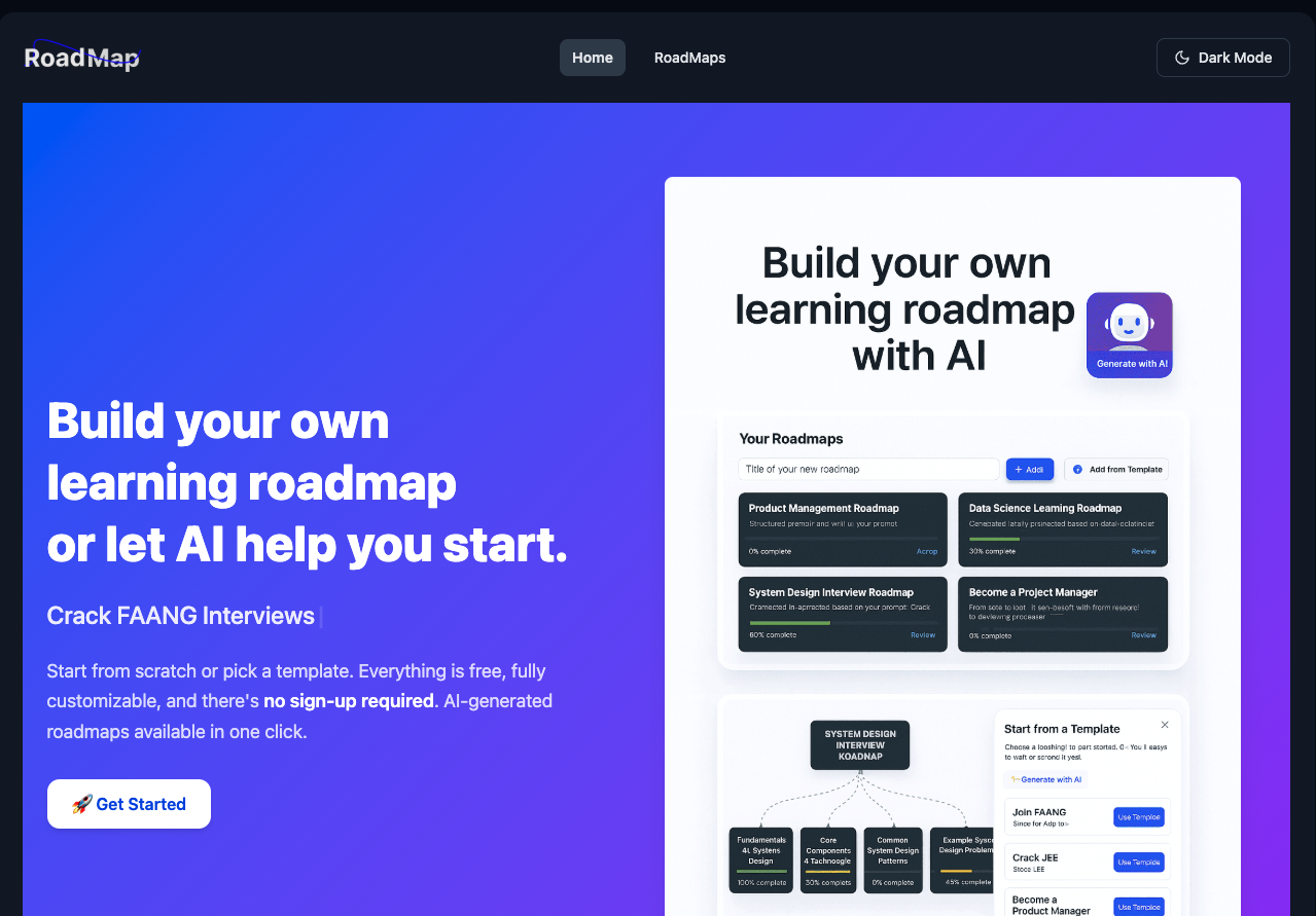 RoadMapTracker - AI