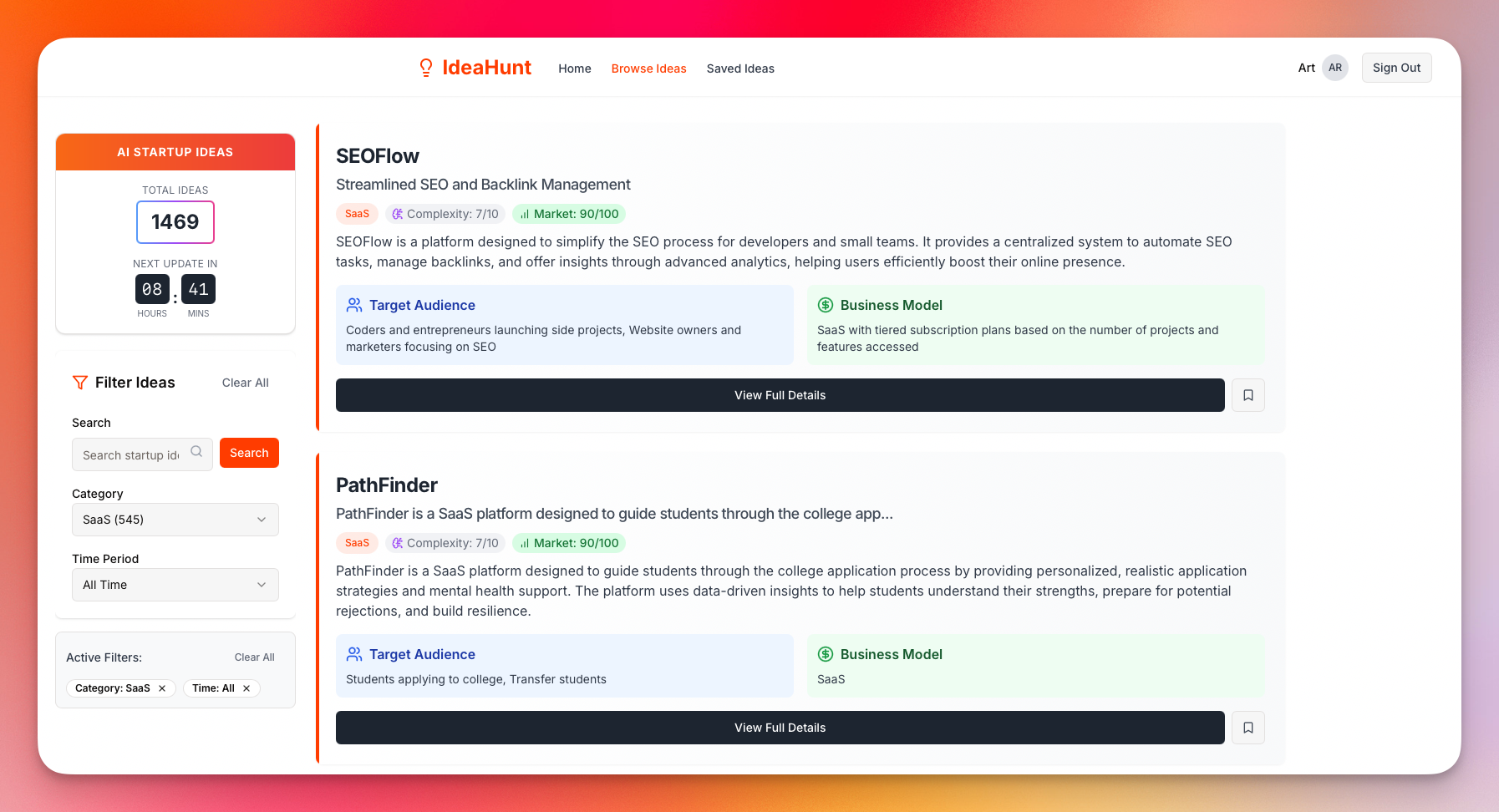IdeaHunt