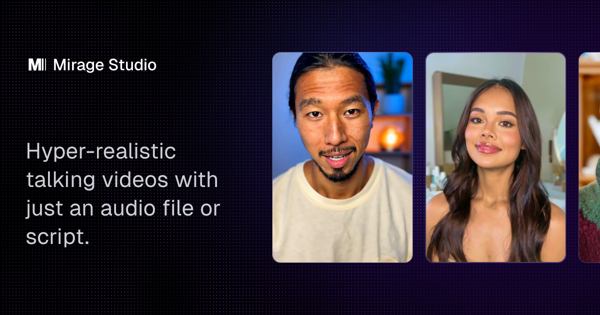 Mirage Studio by Captions.ai