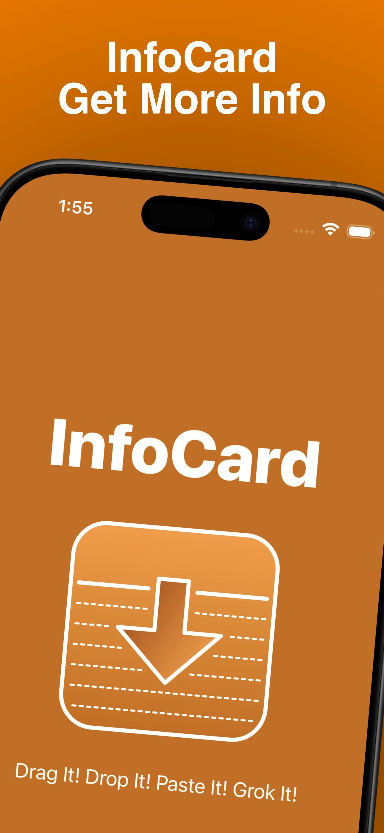 InfoCard - Get More Info