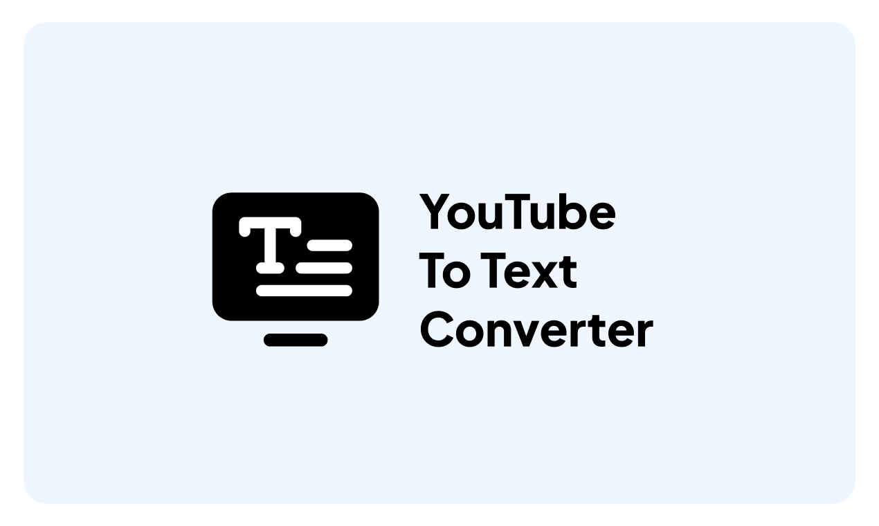 YouTube To Text Converter