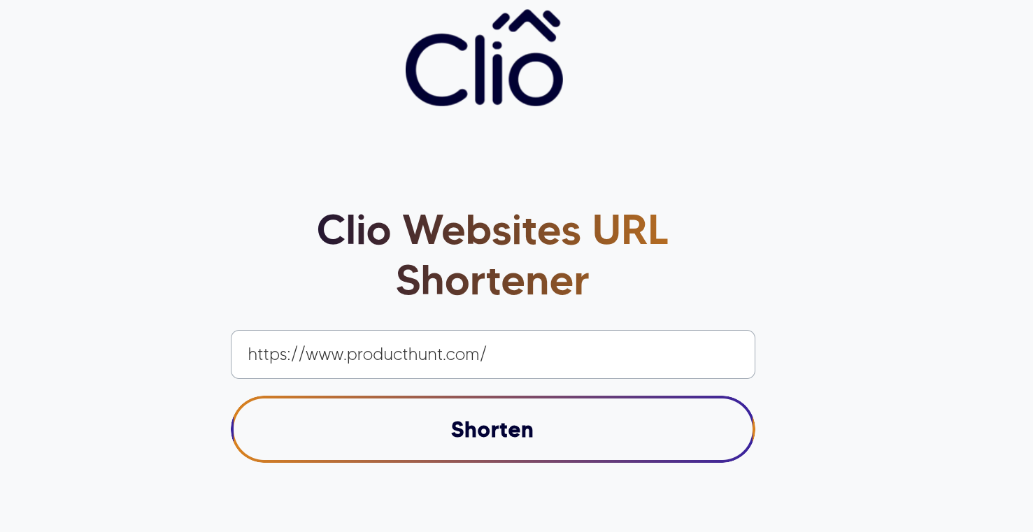 Clio URL Shortener