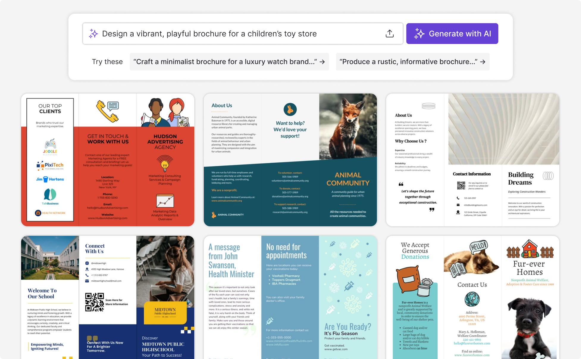 AI Brochure Generator