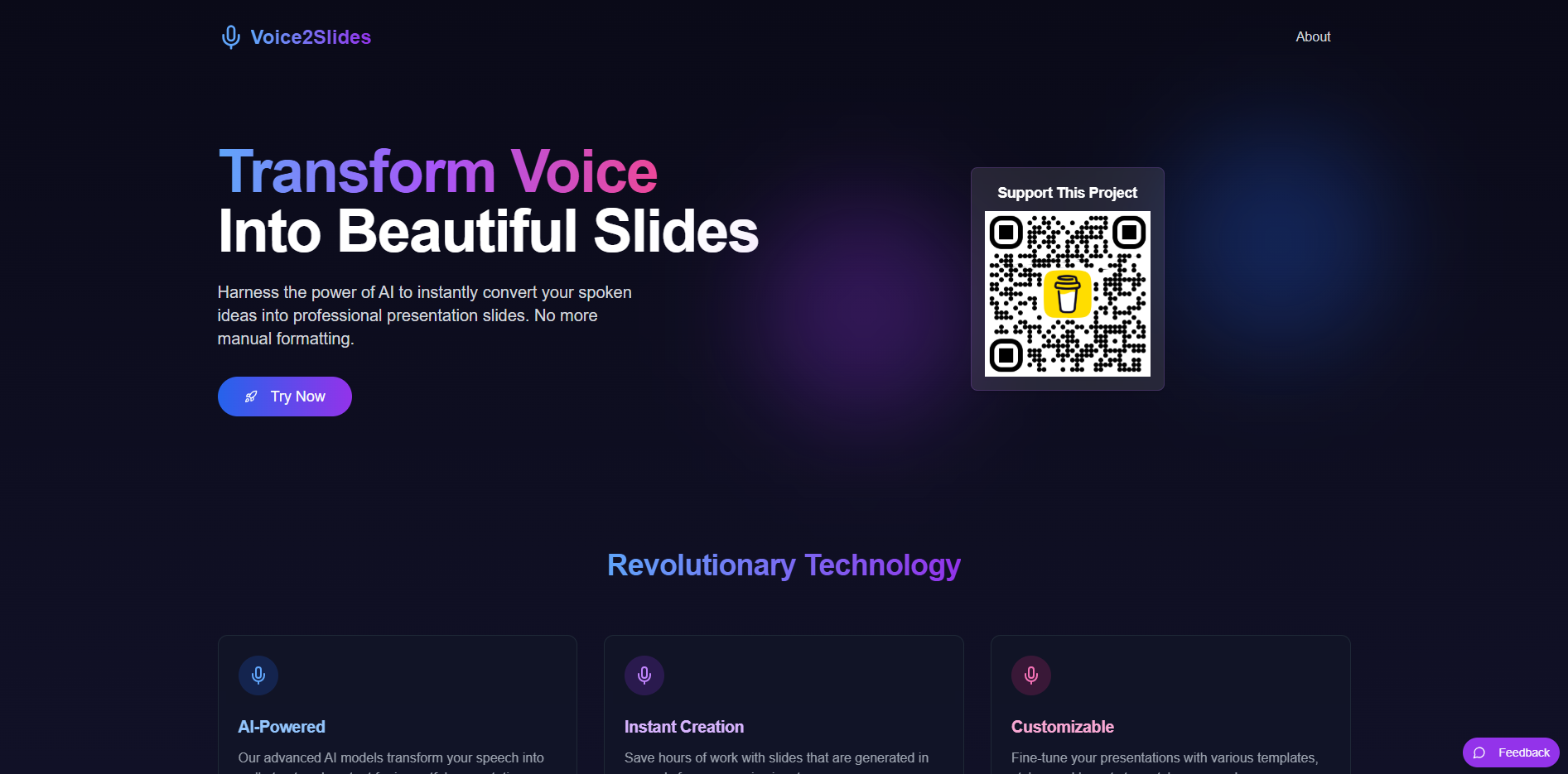 Voice2Slides