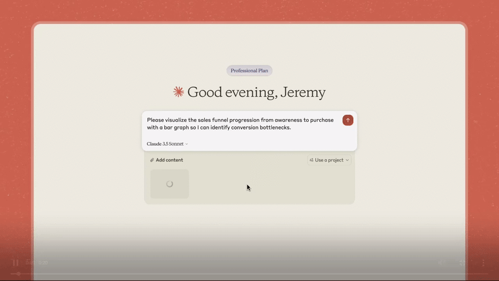 The Analysis tool in Claude.ai