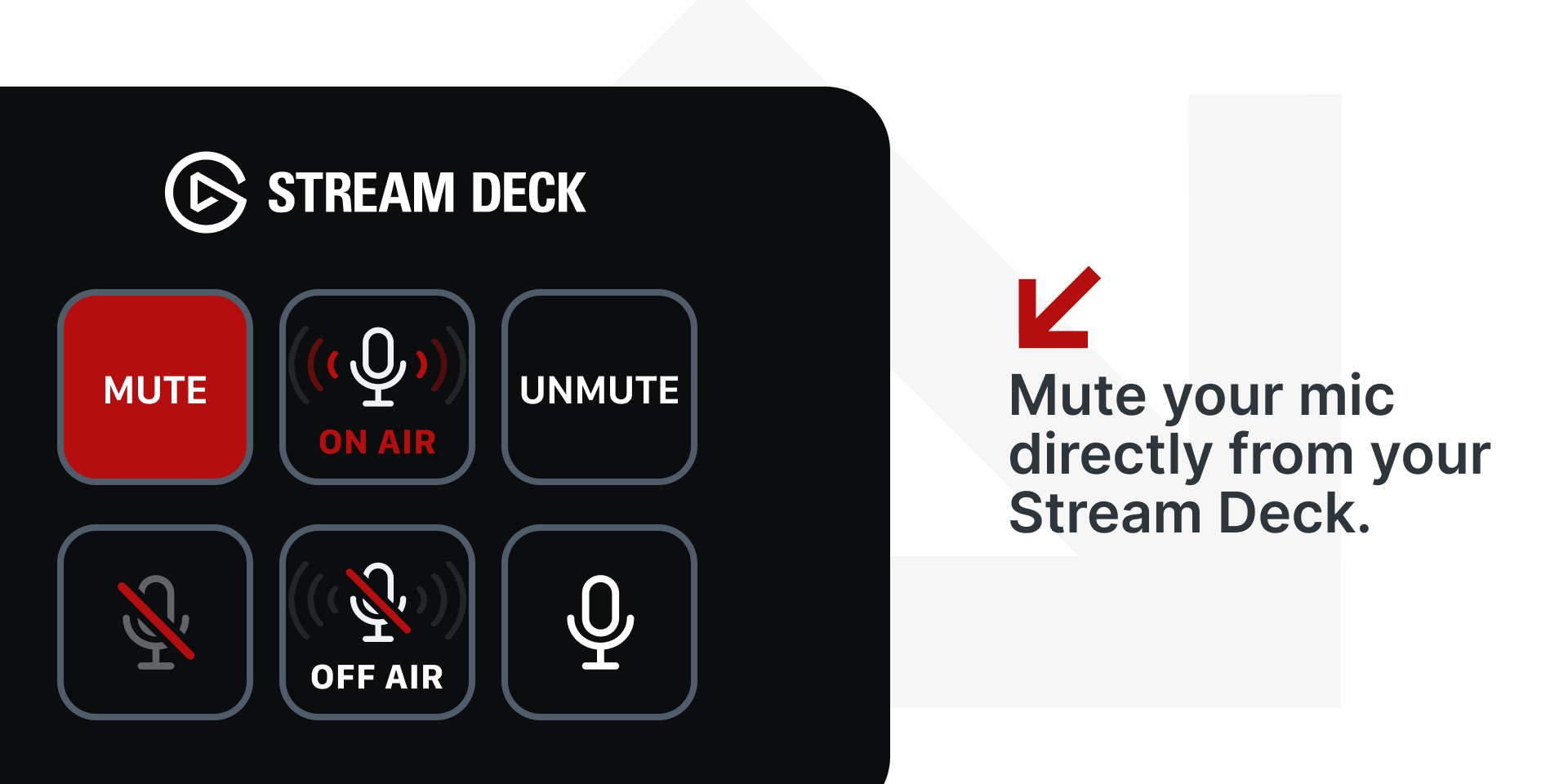 Mic Drop + Stream Deck