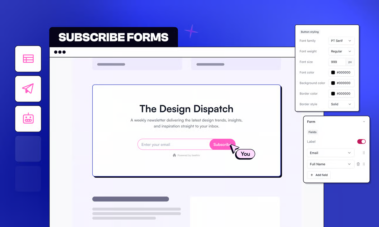 Advanced Subscribe Forms