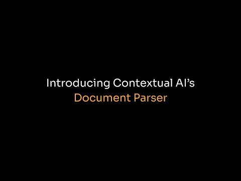 Document Parser by Contextual AI