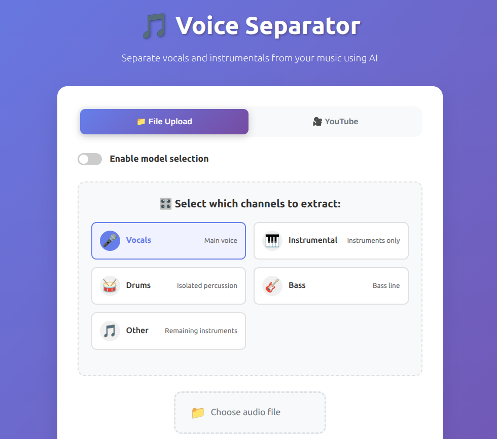 Voice Separator