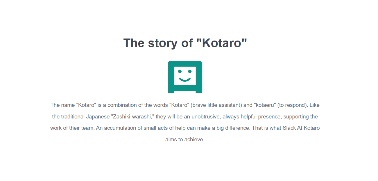 Kotaro Slack AI