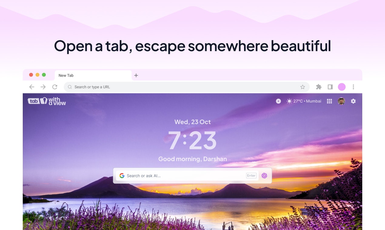 Tab With a View 2.0